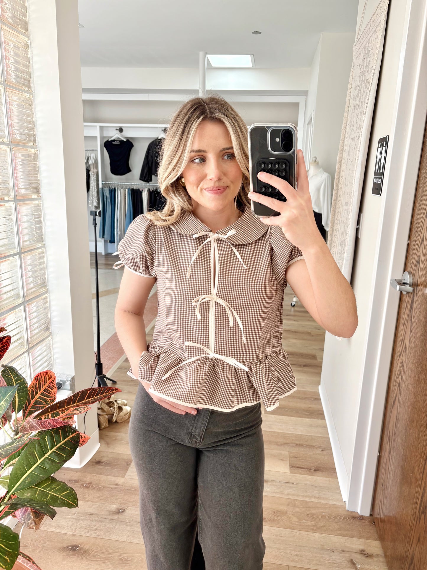 Franco Blouse- Taupe