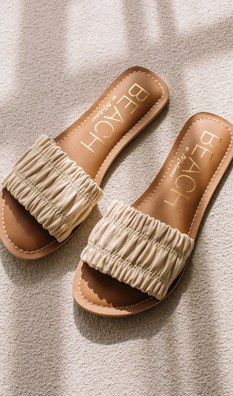 Channel Sandal- Ivory