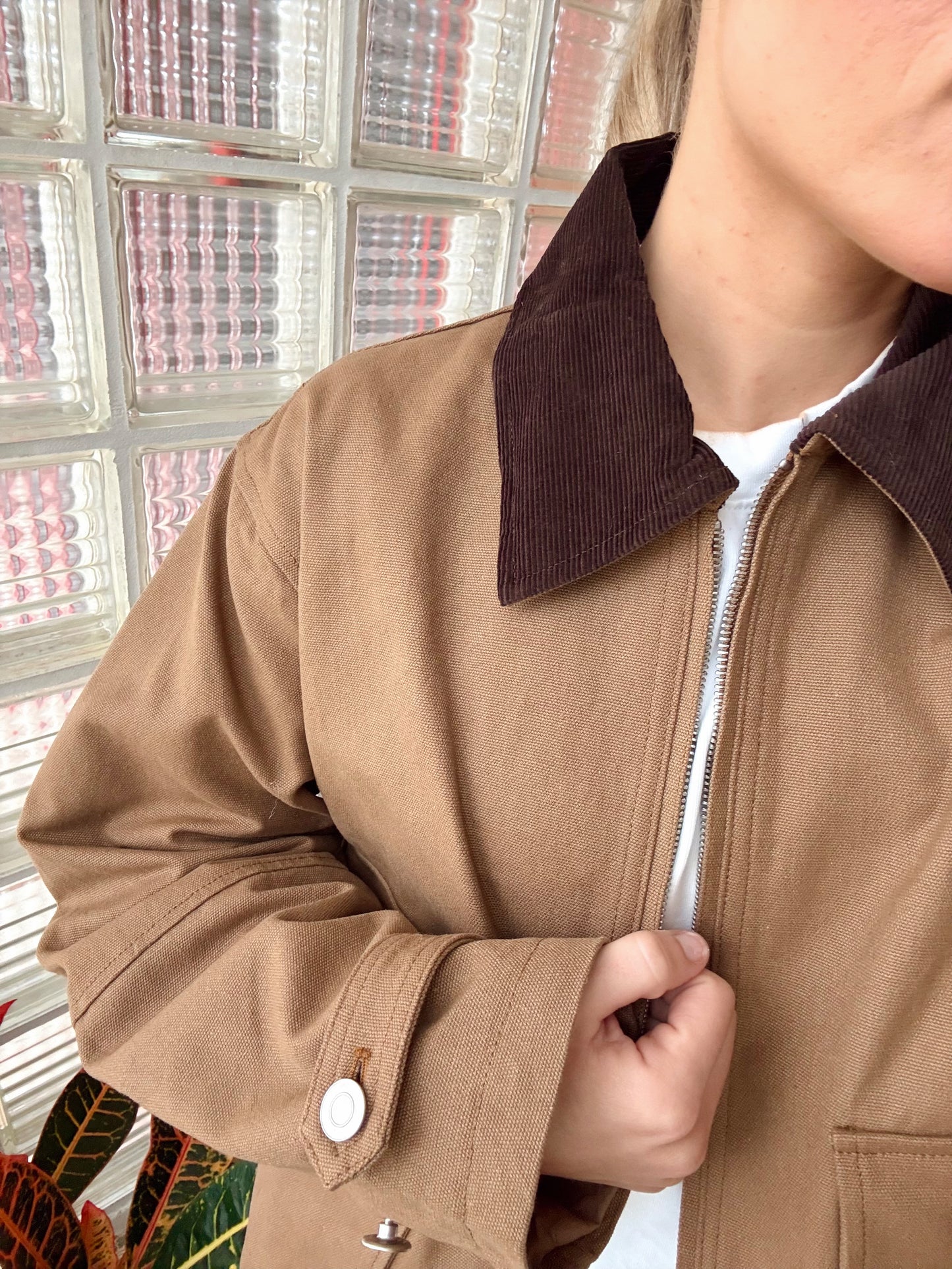 Chelsea Chore Jacket- Brown