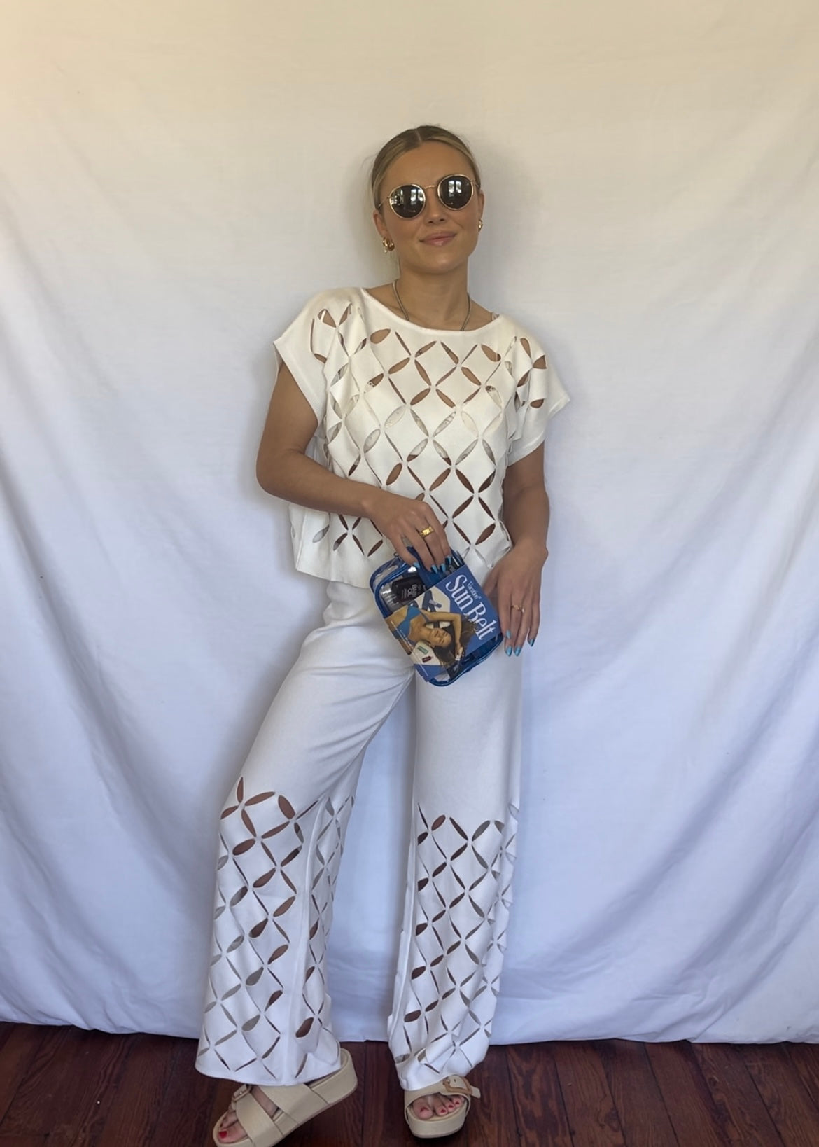 Cut To The Chase Sweater Bottoms- Ivory