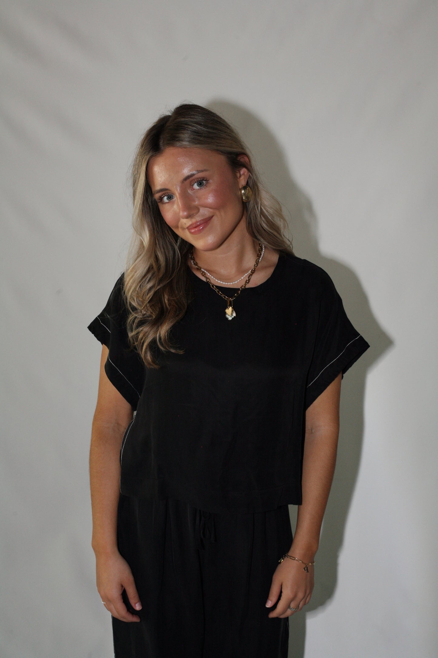 Straight Shot Top- Black