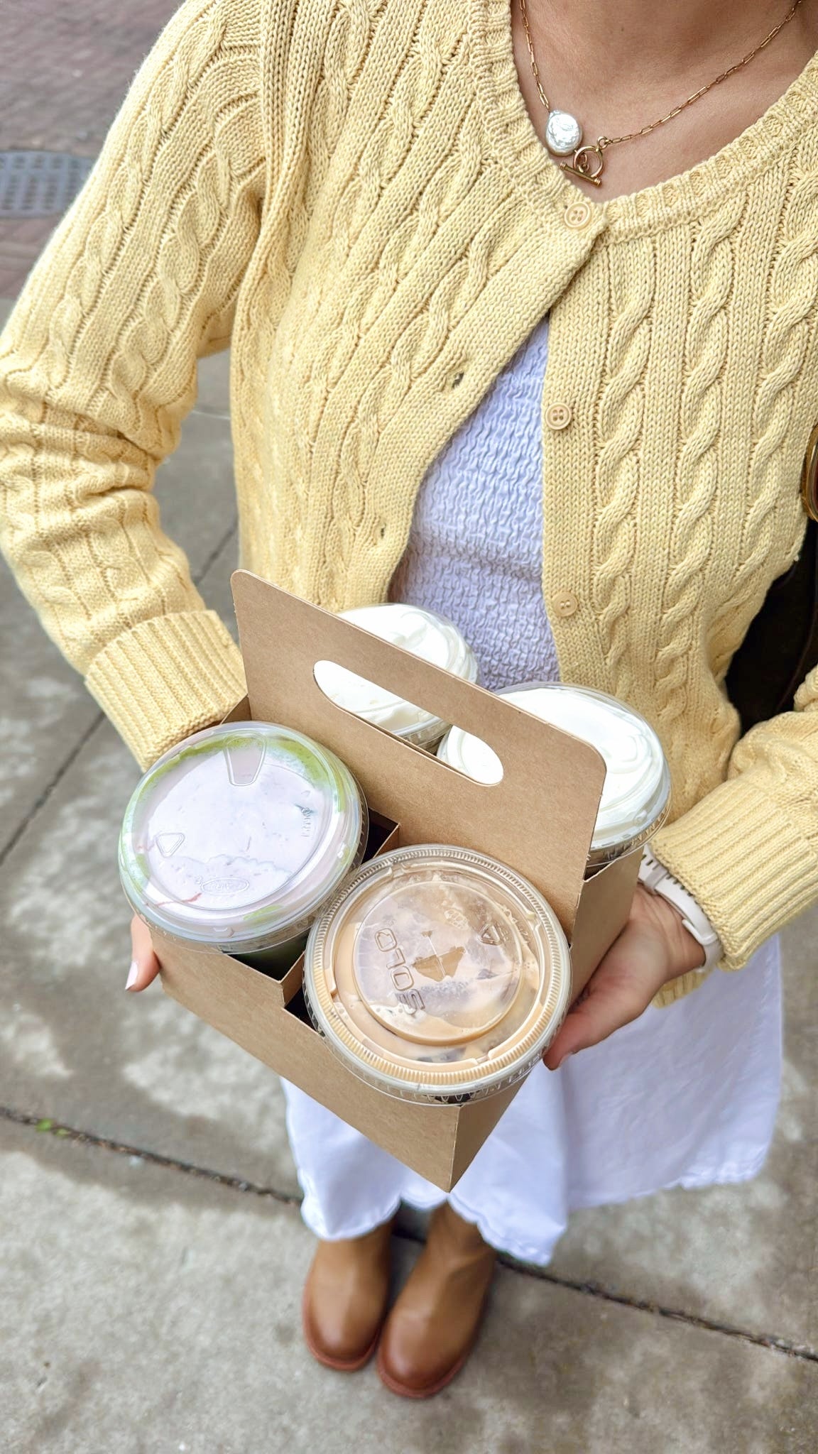 The Dale Cardigan- Yellow