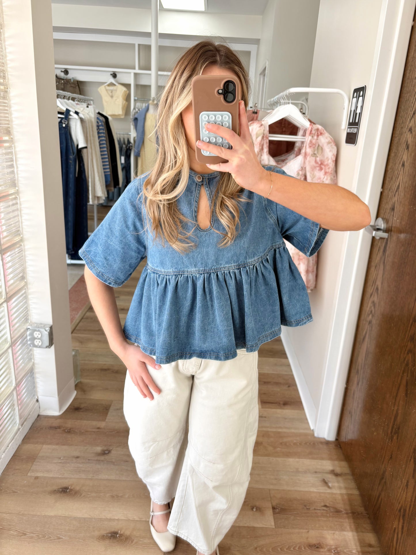Starlit Top-Denim