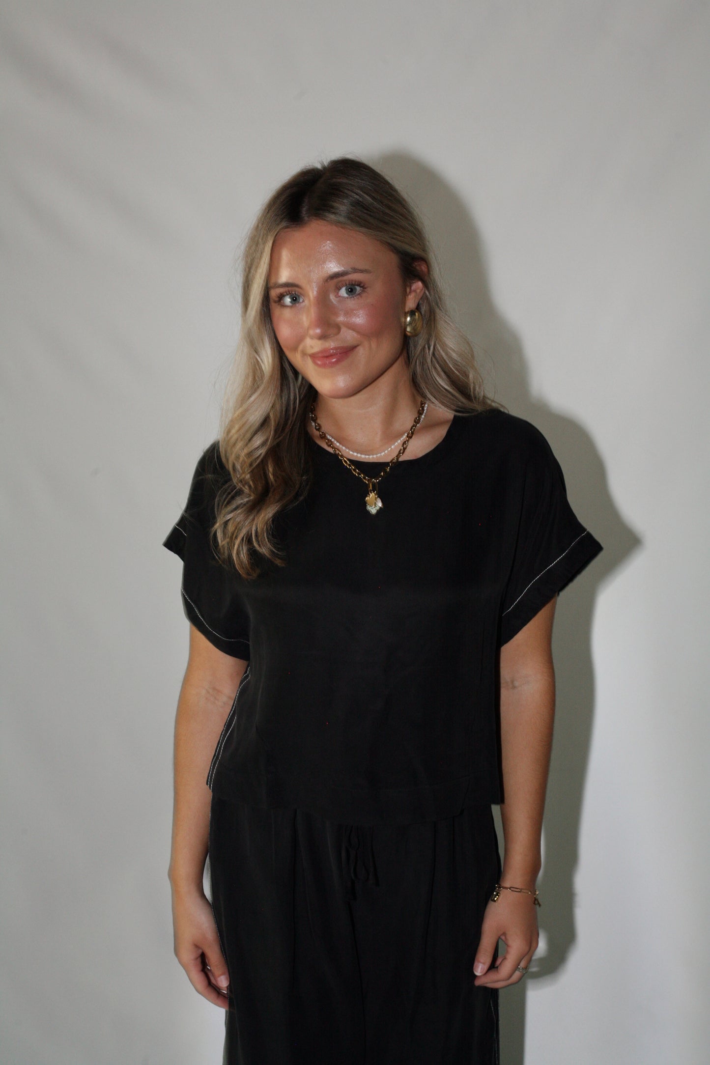Straight Shot Top- Black