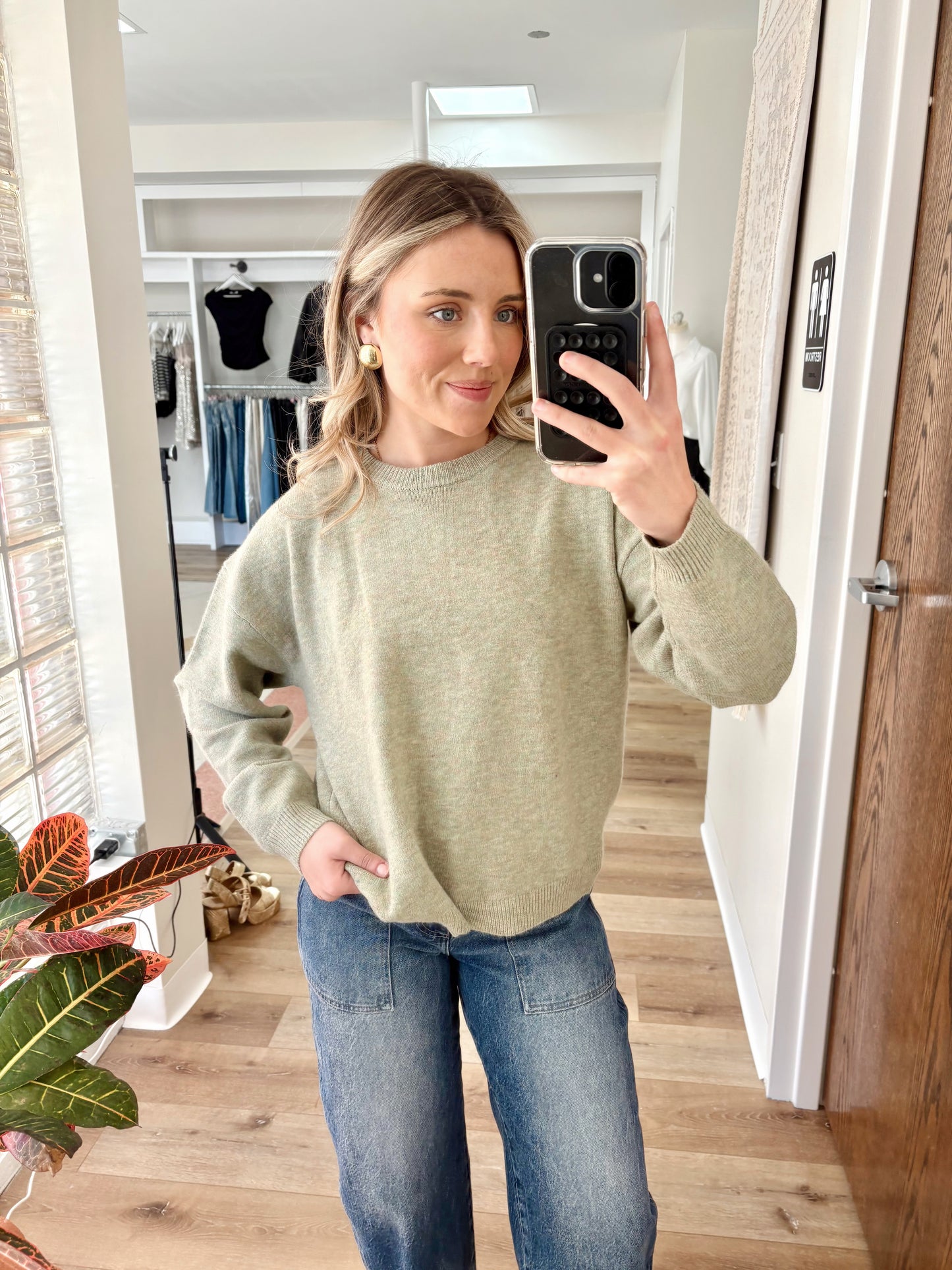Shane Sweater- Spring Sage