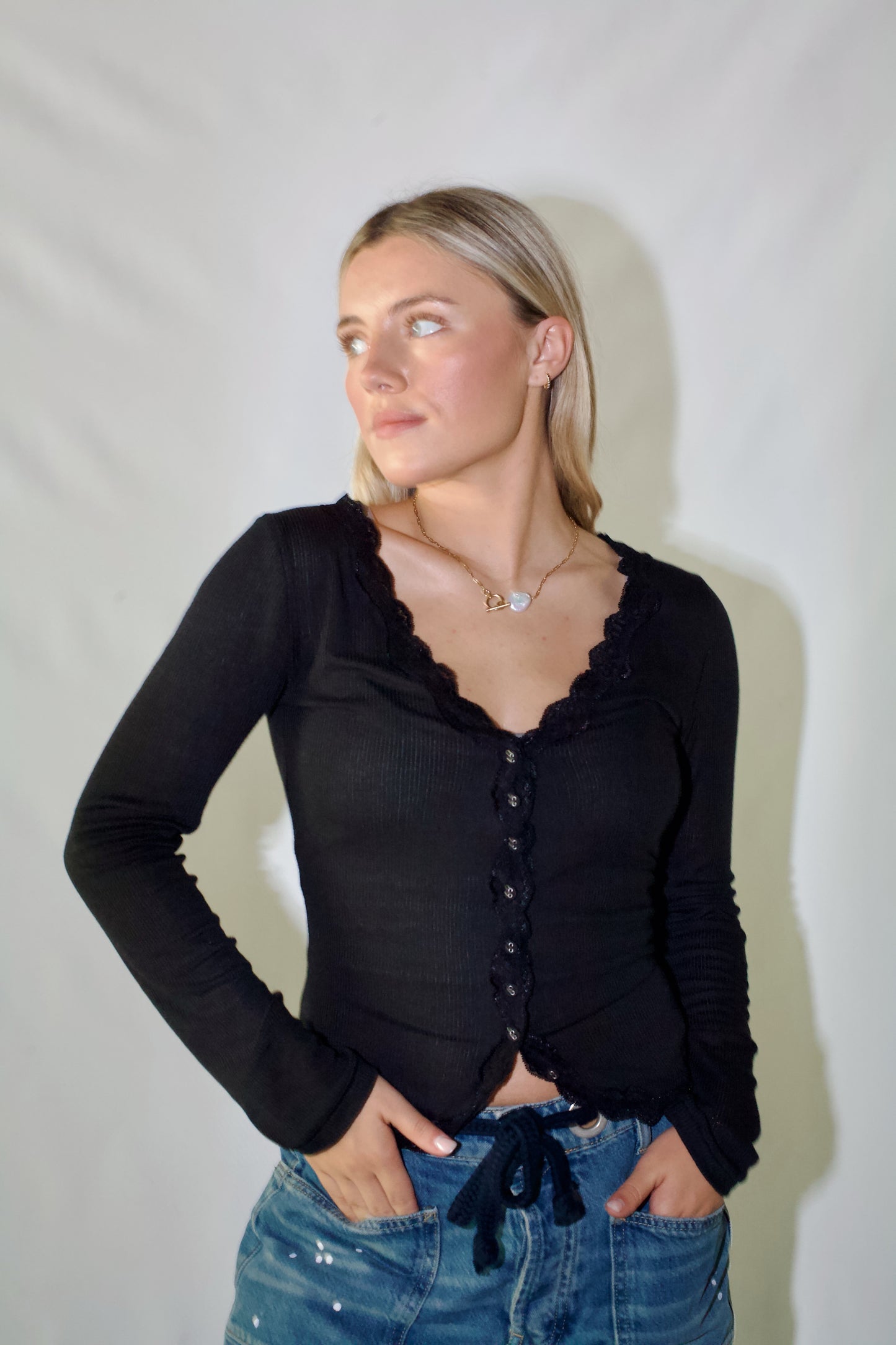 Big Love Cardi- Black