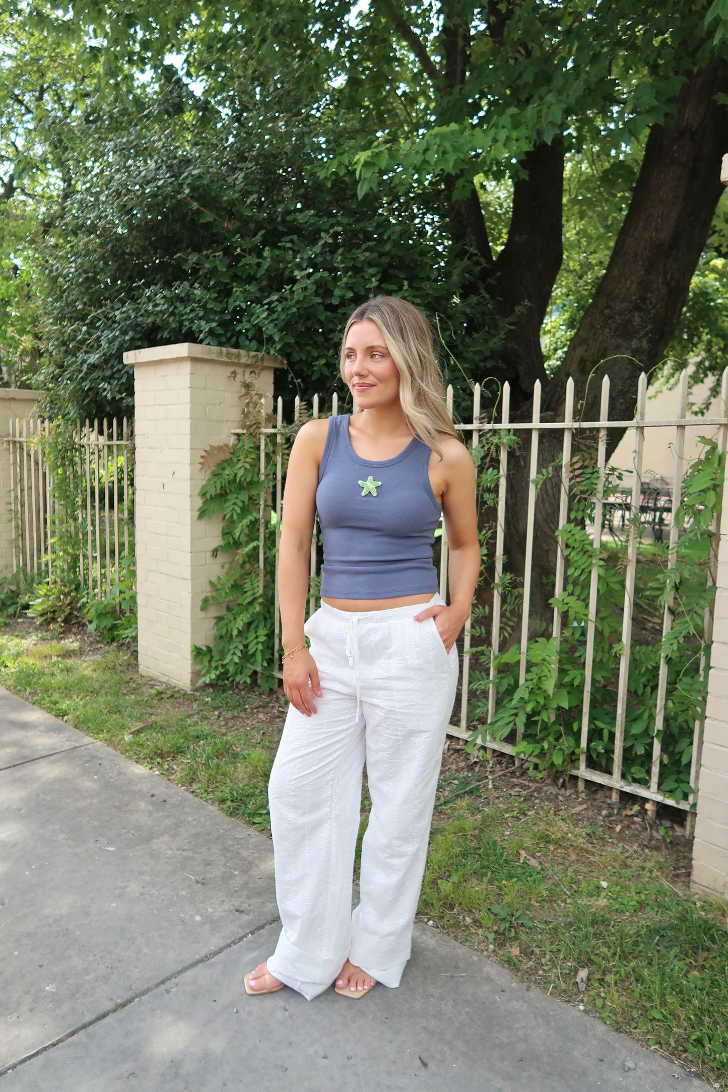 Star Of The Show Tank-Denim