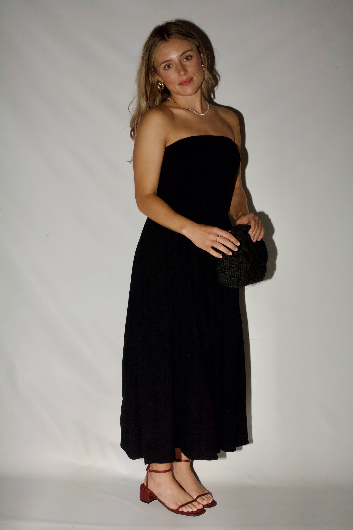 Miranda Midi Dress- Black