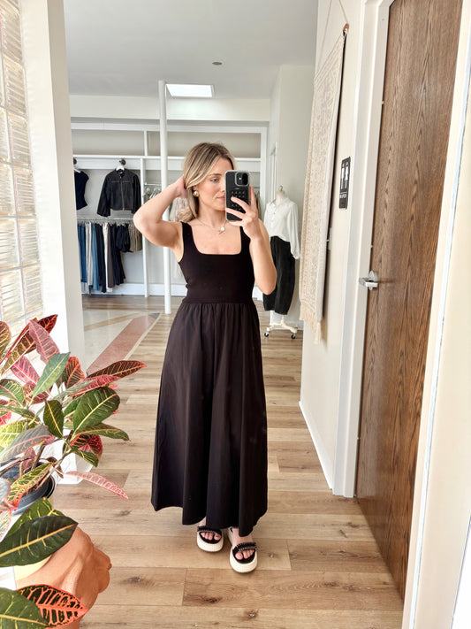 Lucinda Maxi Dress- Black