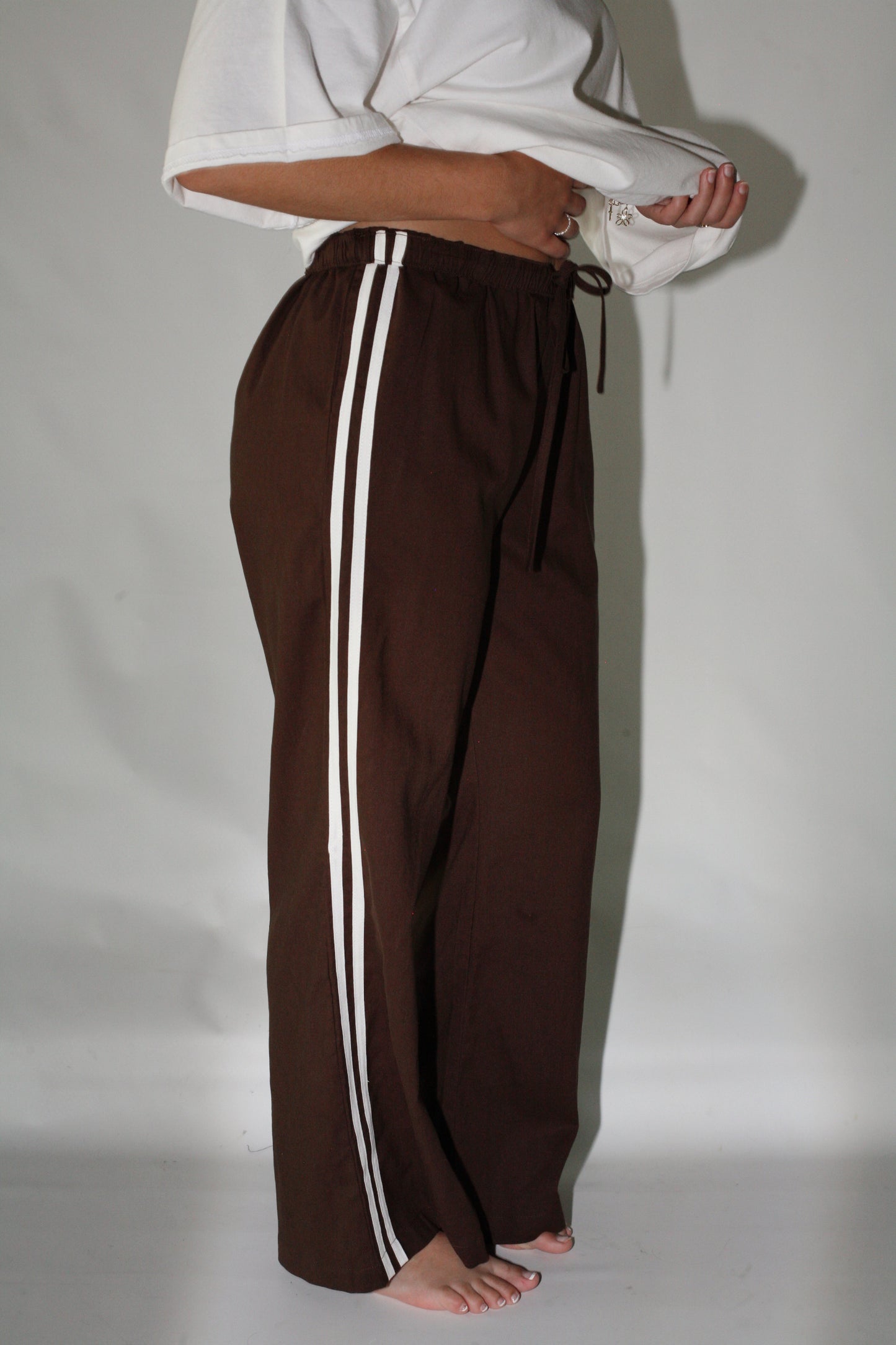 Lana Track Pants- Brown