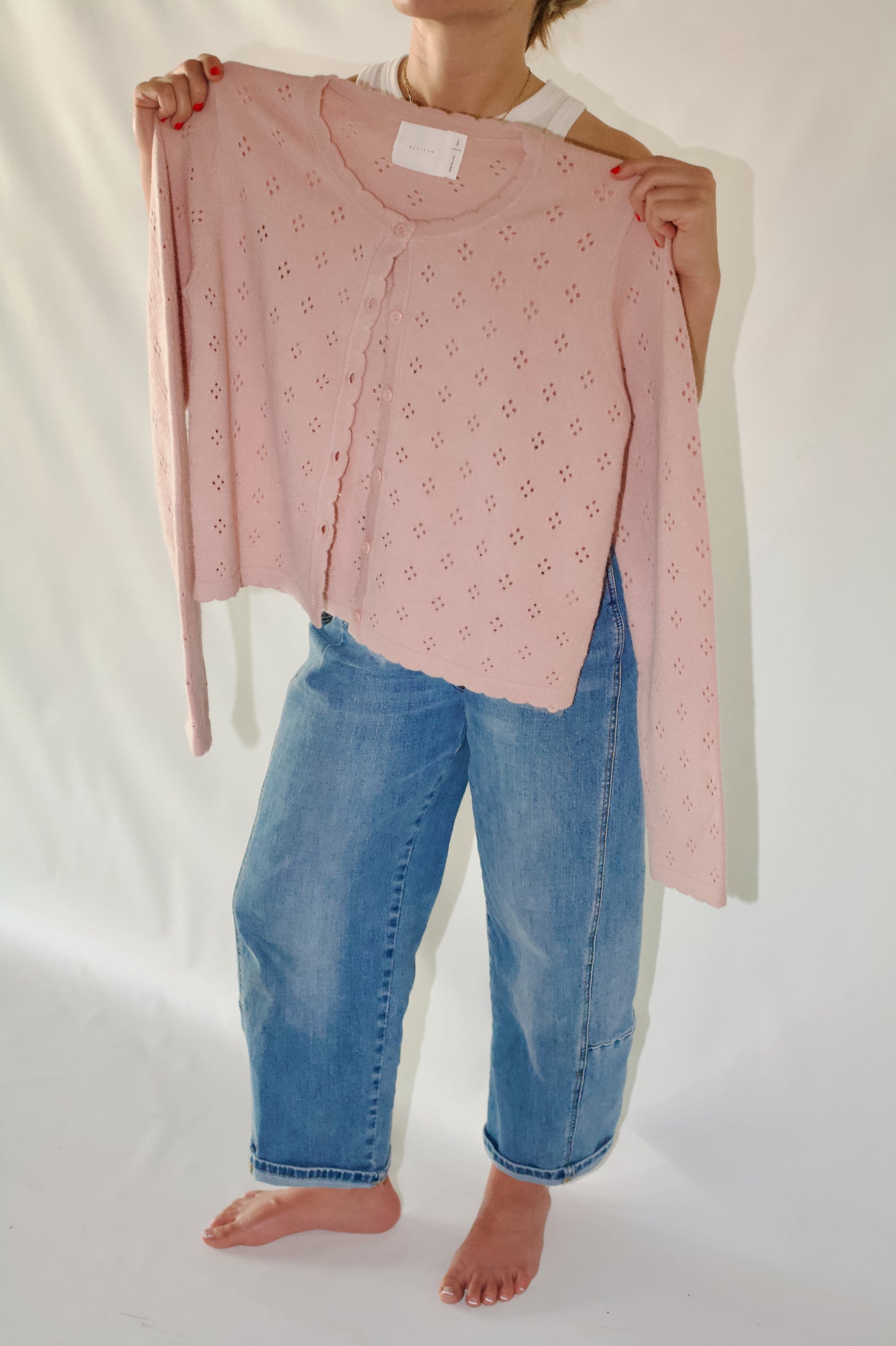 Kate Cardi- Blush Pink