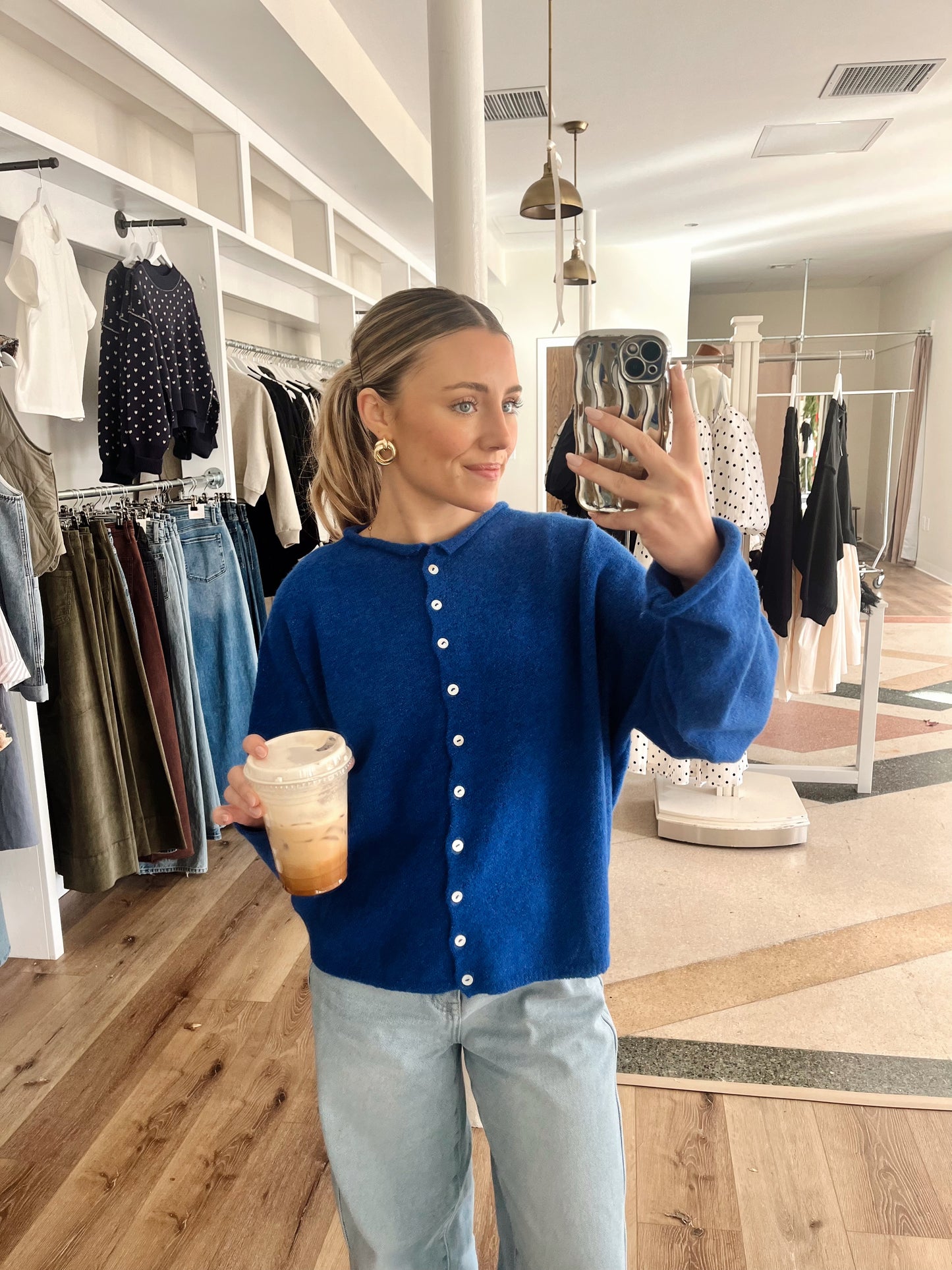 Piper Cardigan- Royal Blue