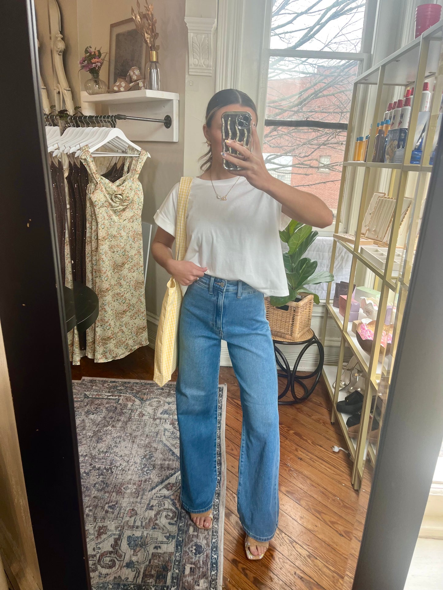Winona Welt Pocket Denim- Medium Wash