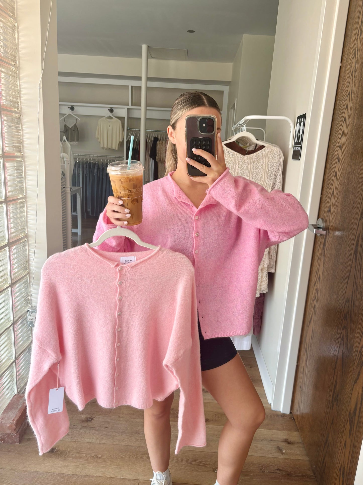 Piper Cardigan- Bubblegum Pink
