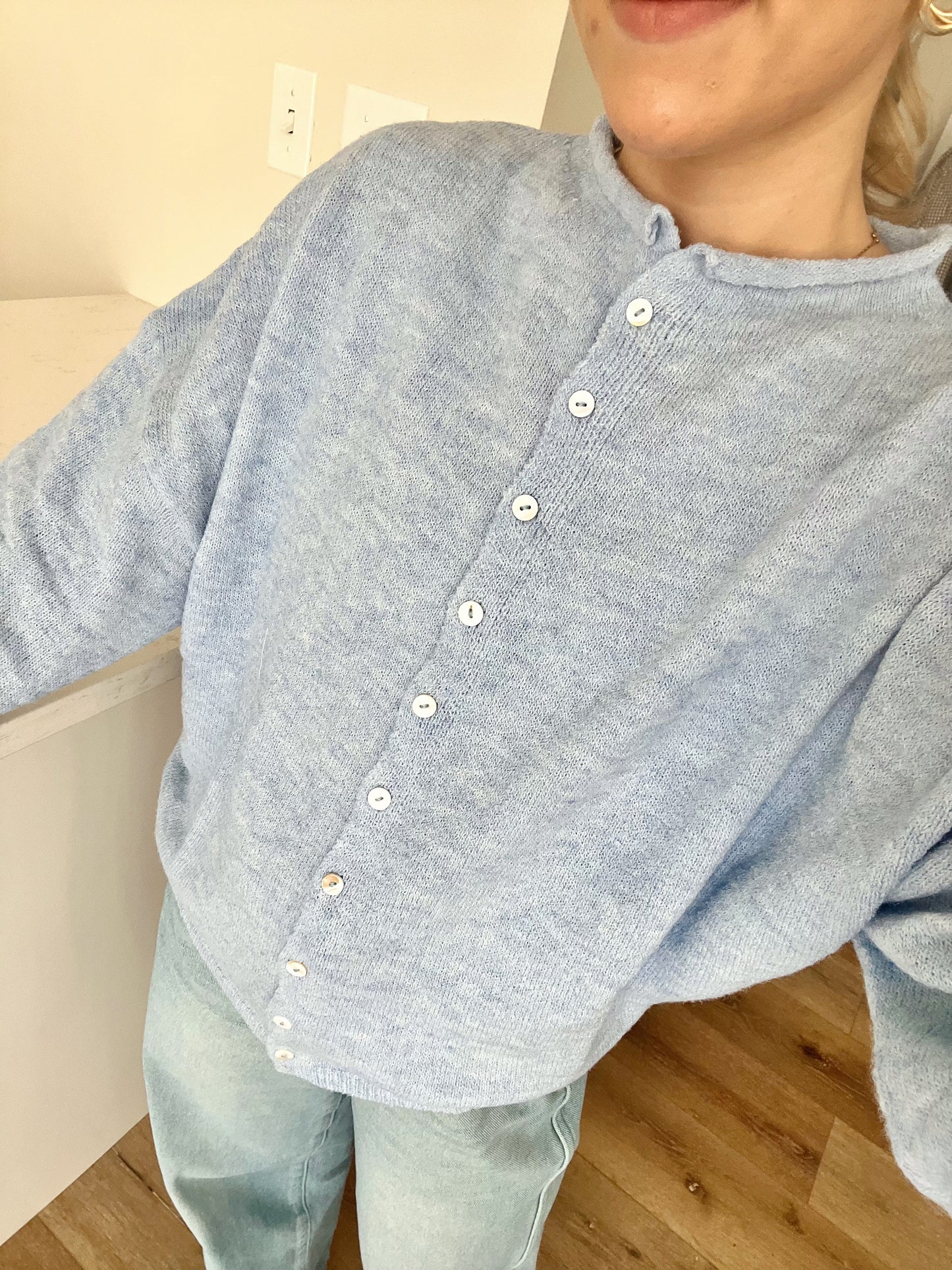 Piper Cardigan- Sky Blue