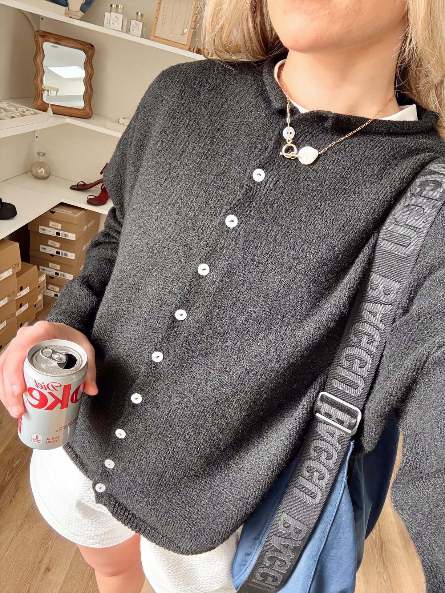*Restock* Piper Cardigan- Black