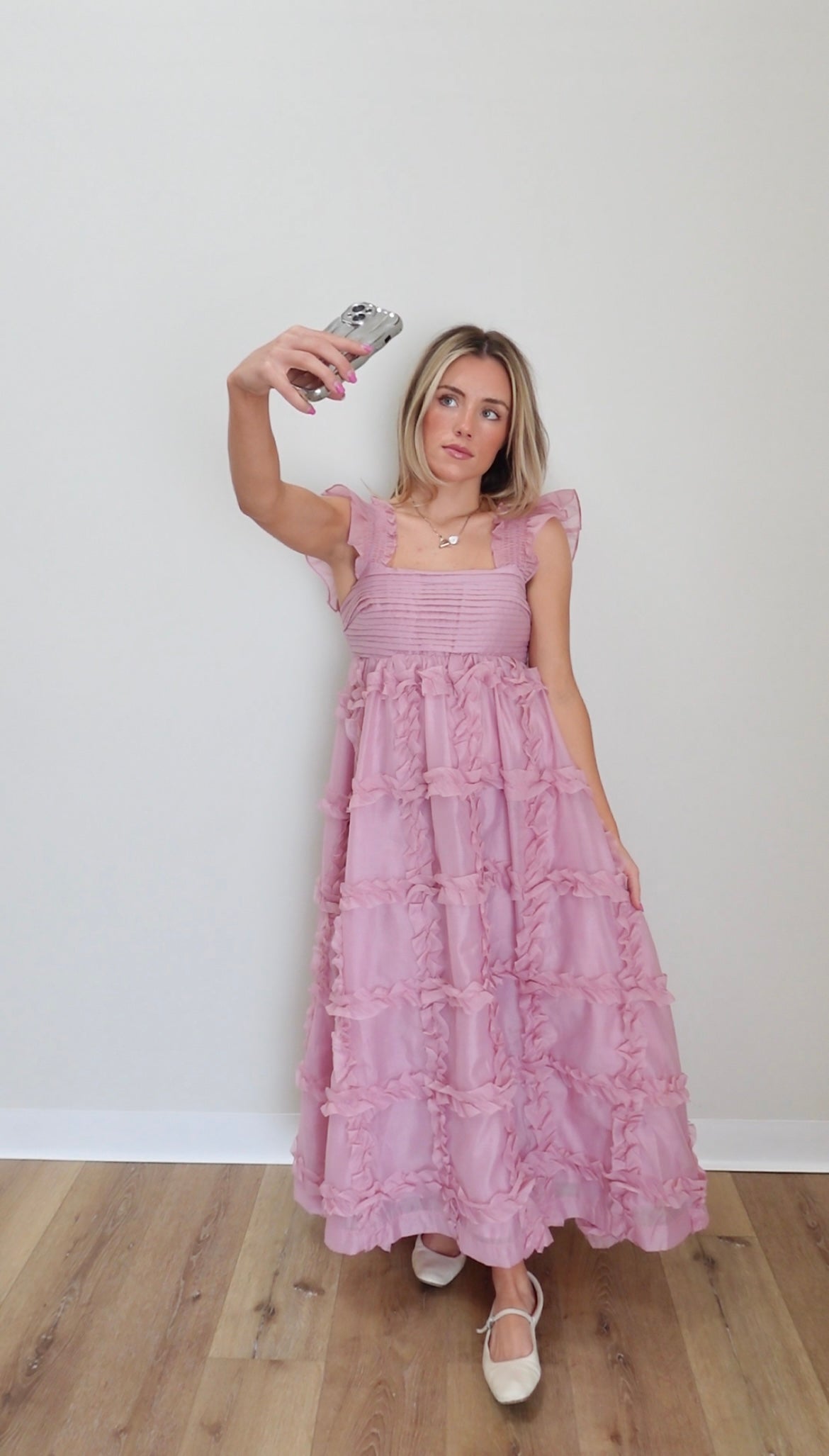 Benny Midi Dress- Pink