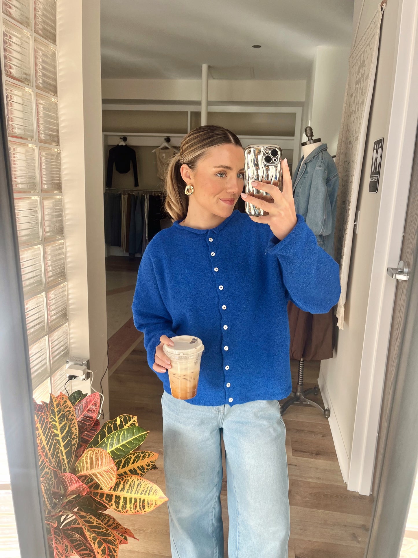Piper Cardigan- Royal Blue