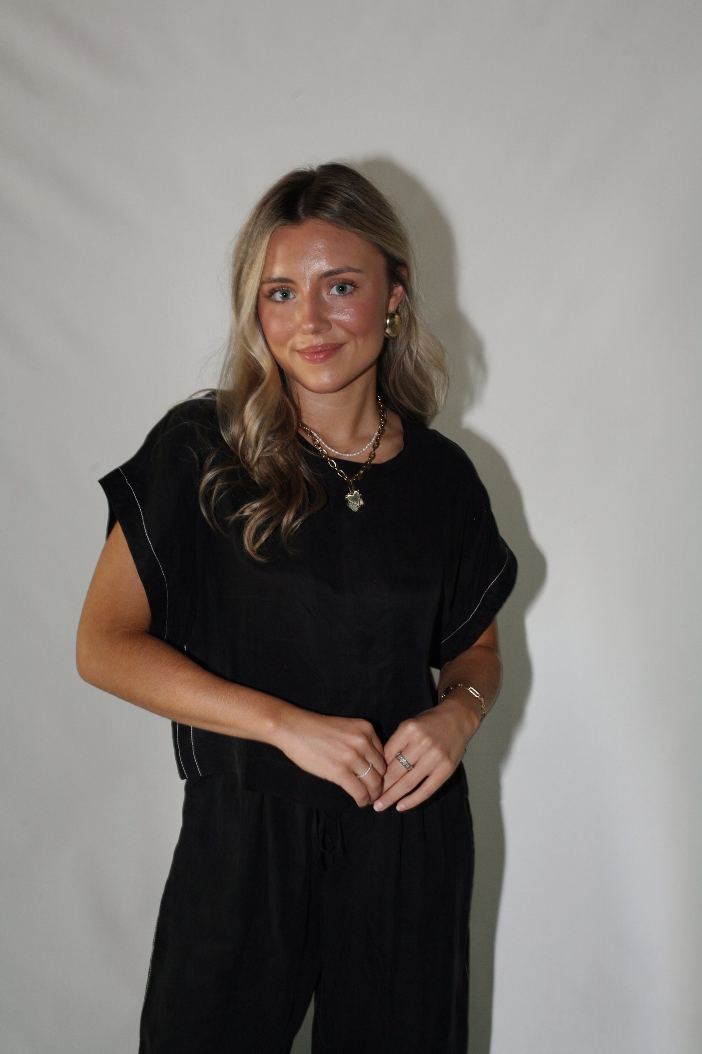 Straight Shot Top- Black