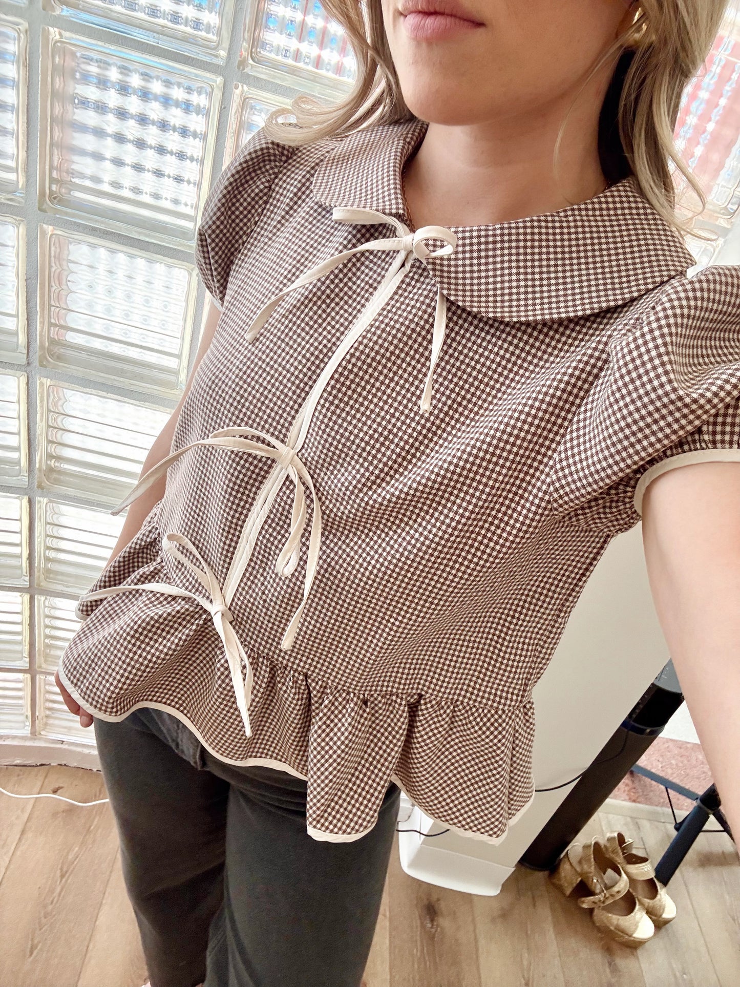Franco Blouse- Taupe