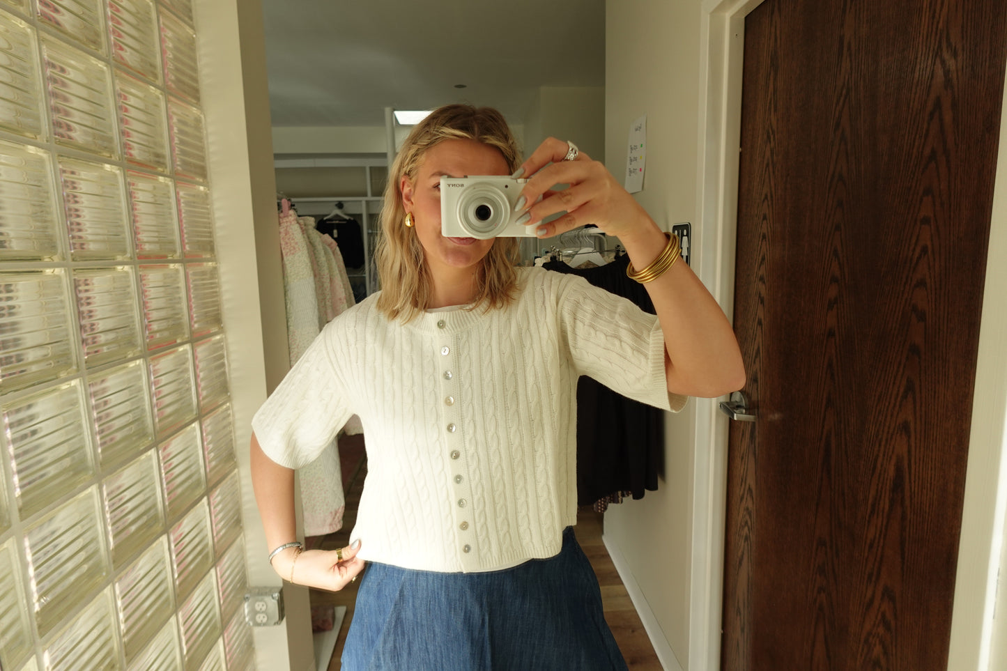 The Poppy Cardigan- Cream