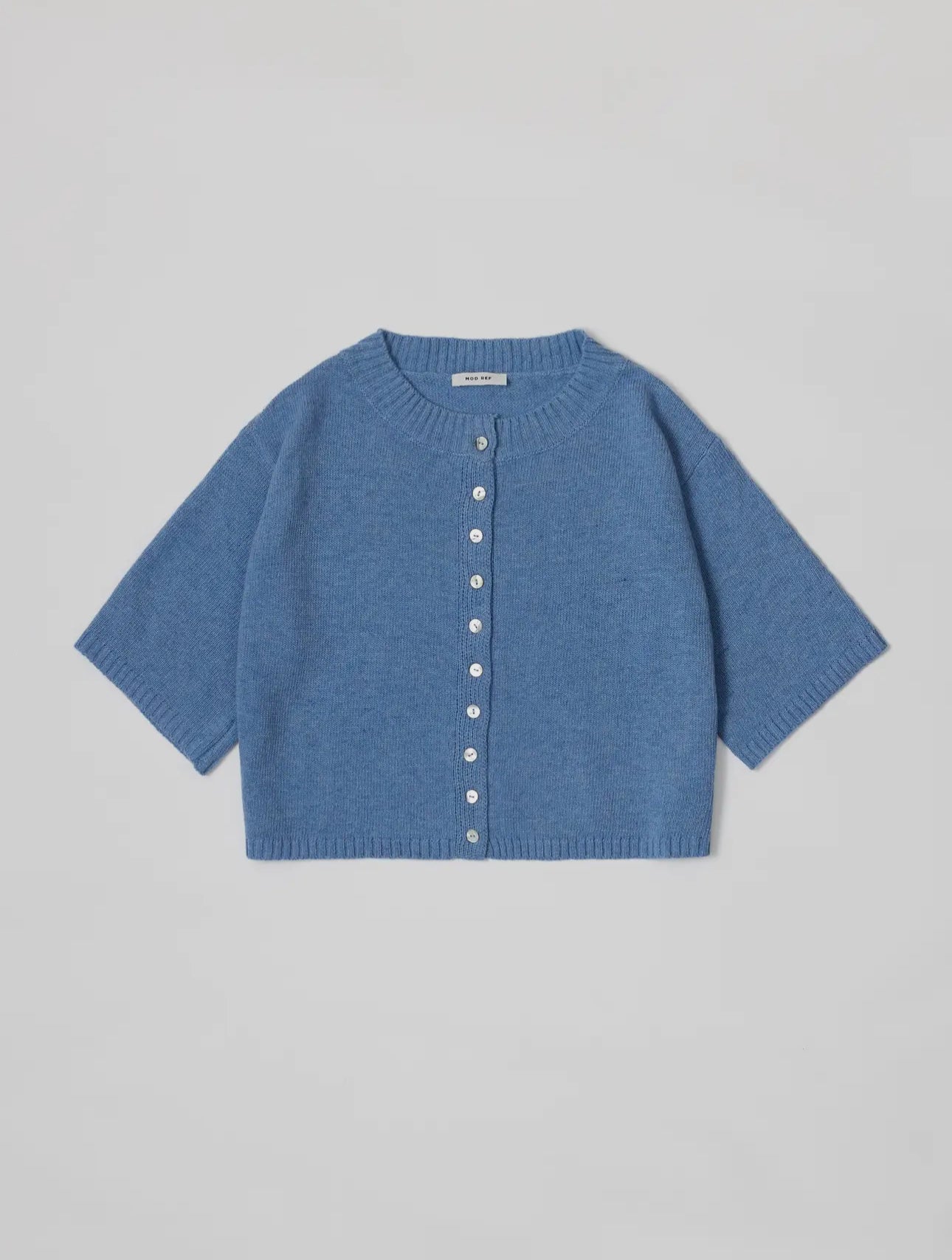 *Restock* Birdy Half Sleeve Cardigan- Blue