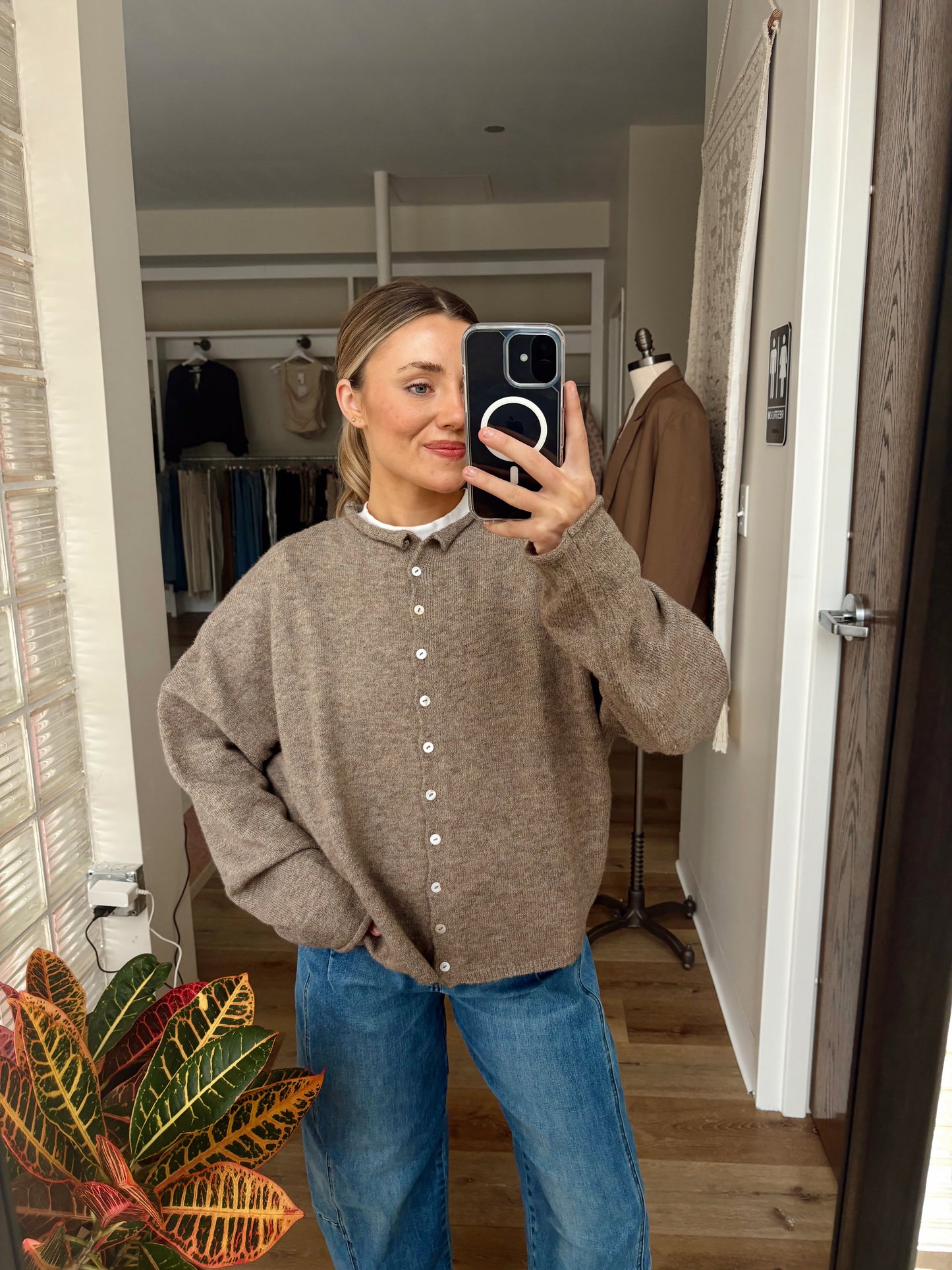 Piper Cardigan- Mocha