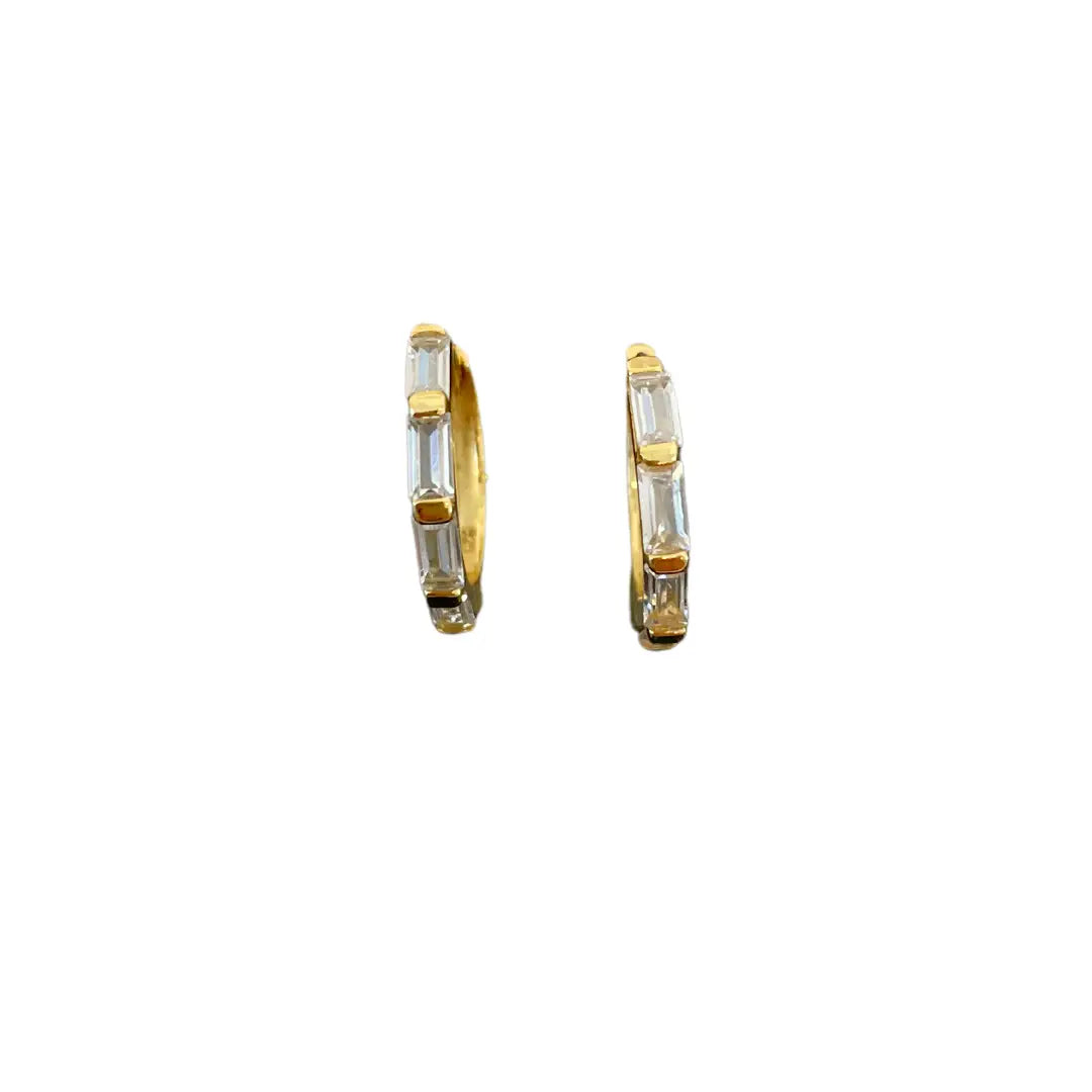Panii Huggie Hoops- Airotciv by Victoria