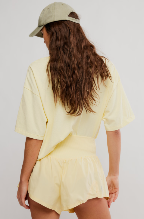 Carpe Diem Shorts-Sunlit Yellow