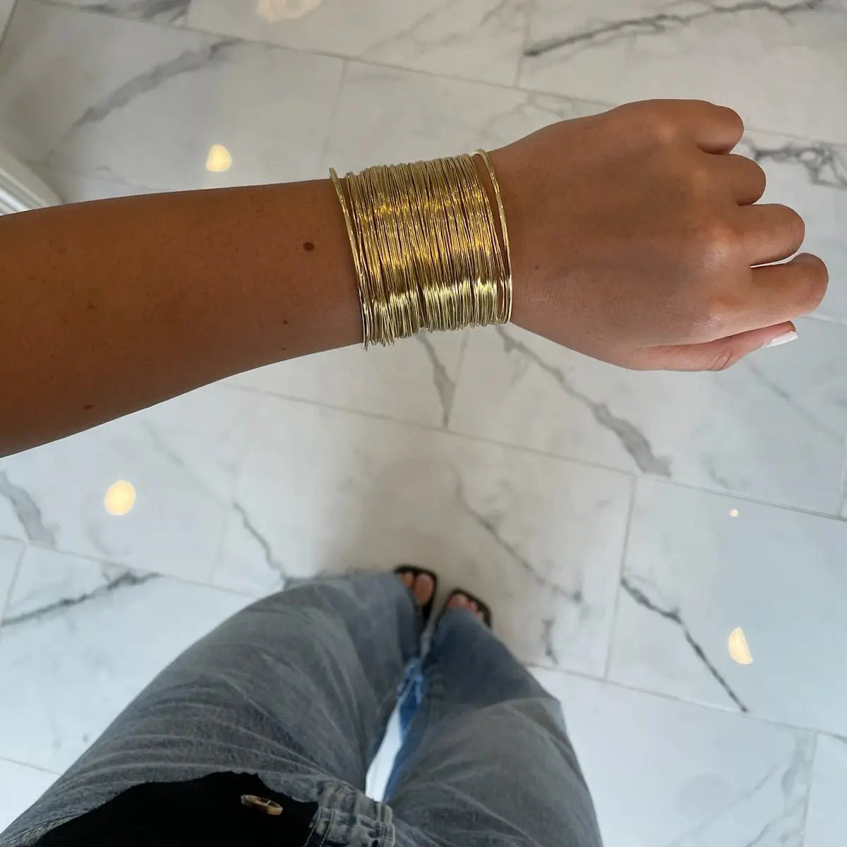 Allegra Cuff- Gold