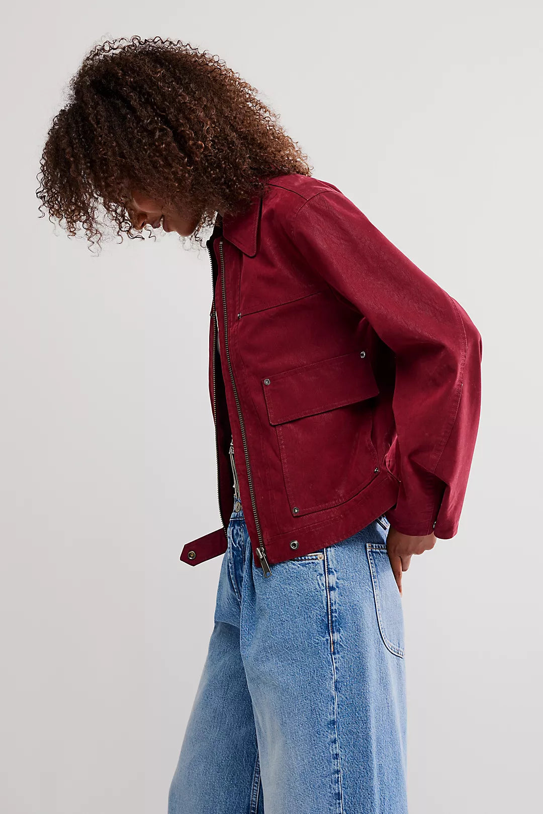 Blair Vegan Suede Jacket- Dionysus