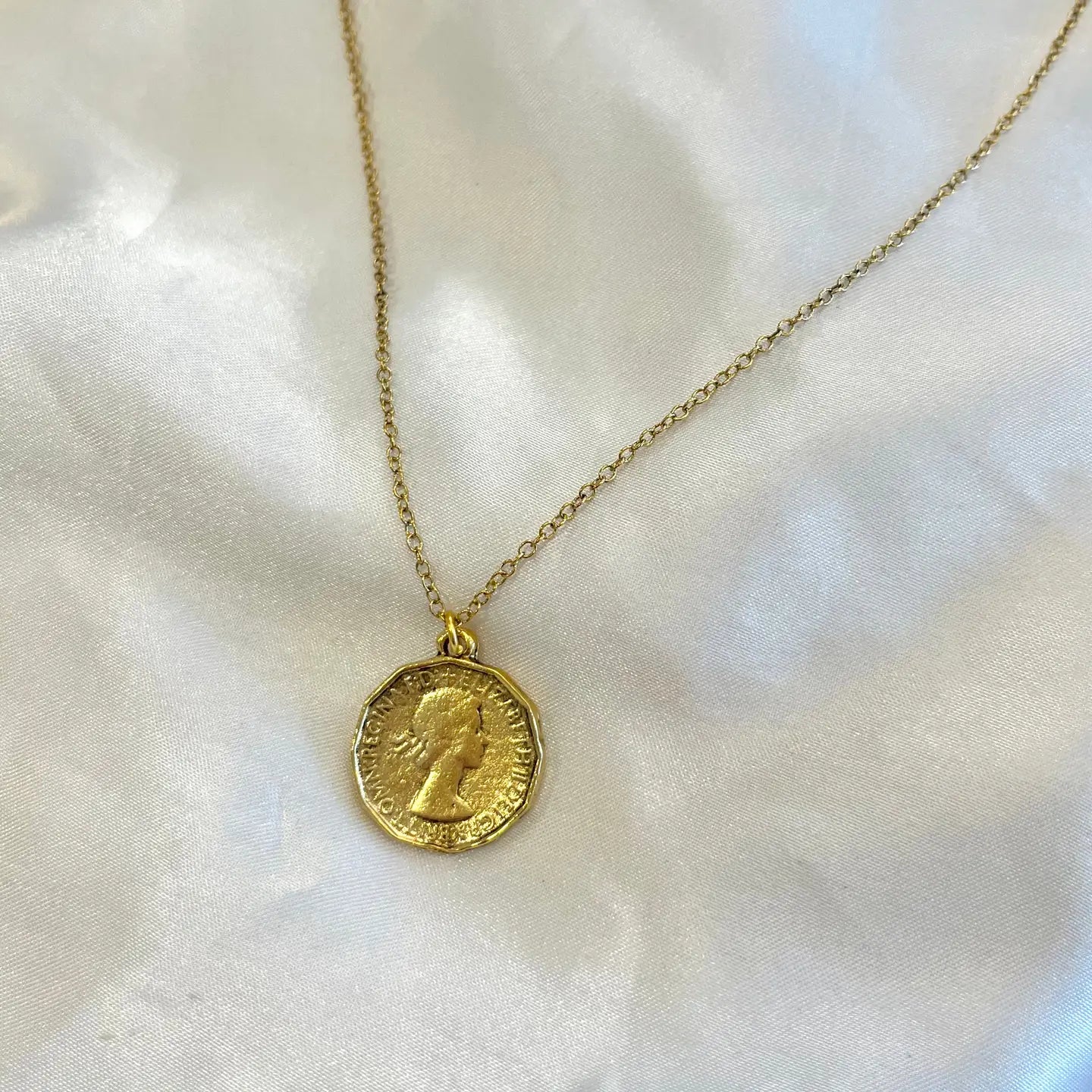 Coin Necklace- Gold