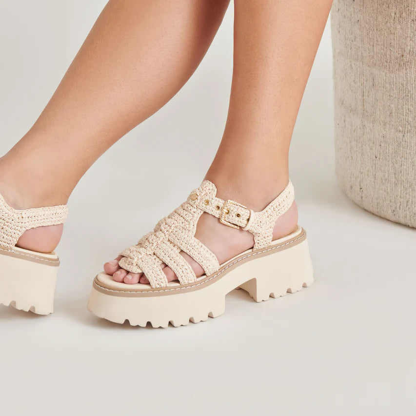Latice Sandals- Oatmeal