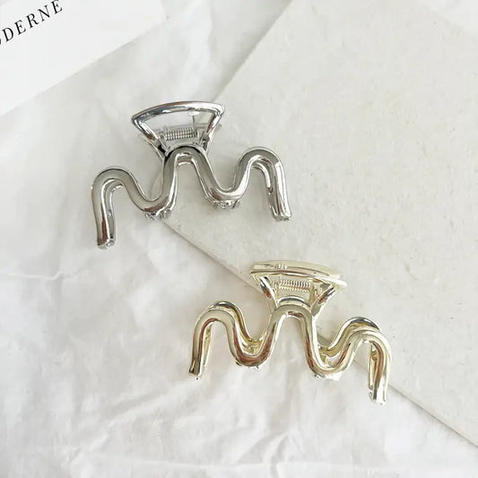 Metallic Hair Claw Clip