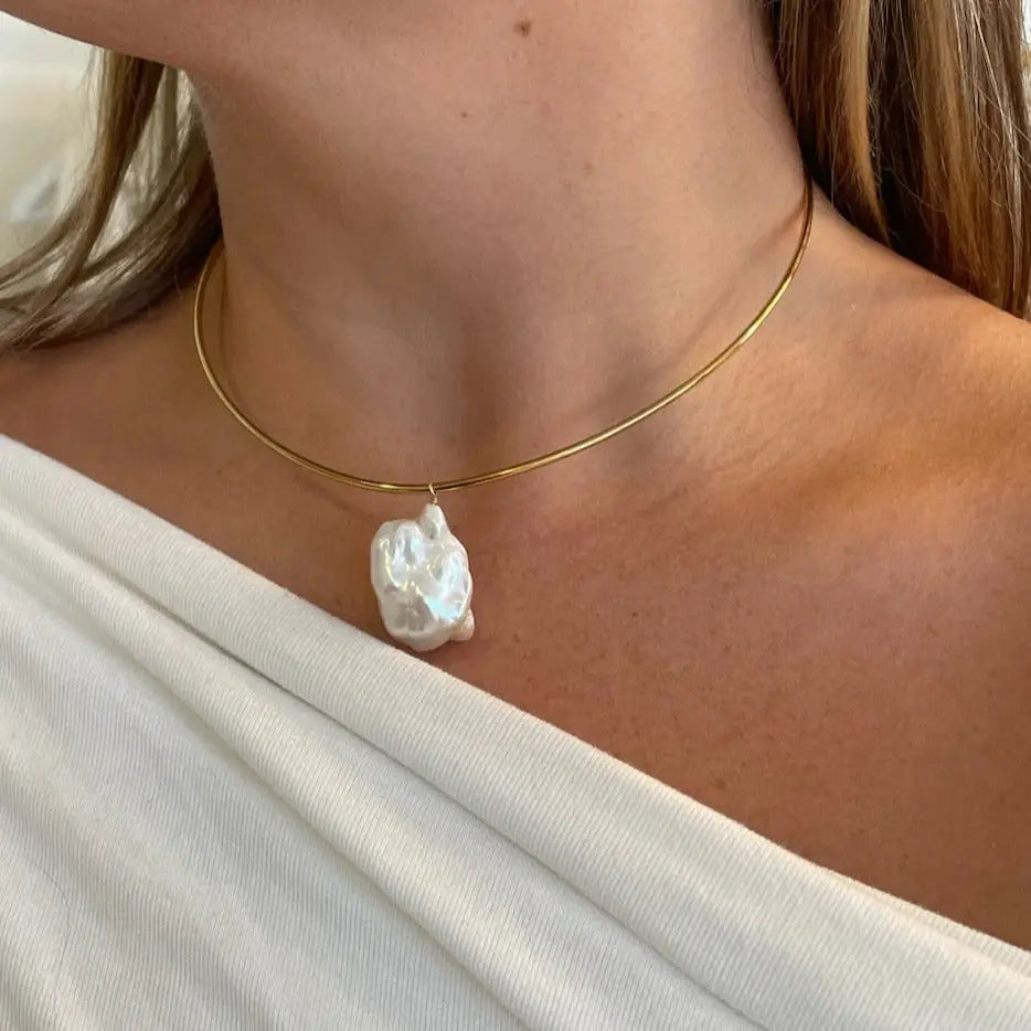 Perla Cuff Necklace- Airotciv by Victoria
