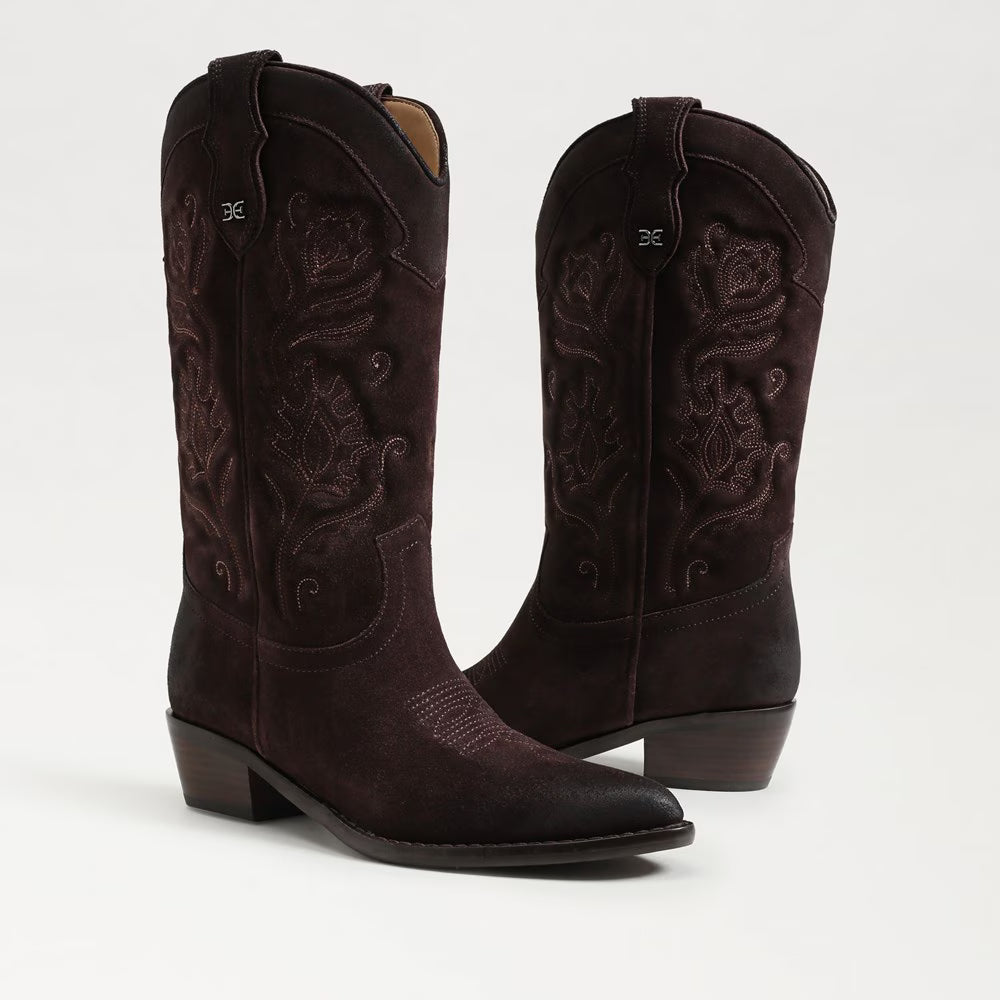 Rue Western Boots- Cafe Noir Suede