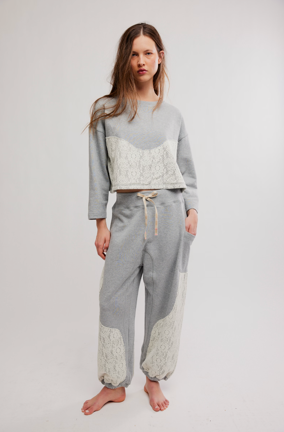 Sunday Best Lounge Set- Heather Grey