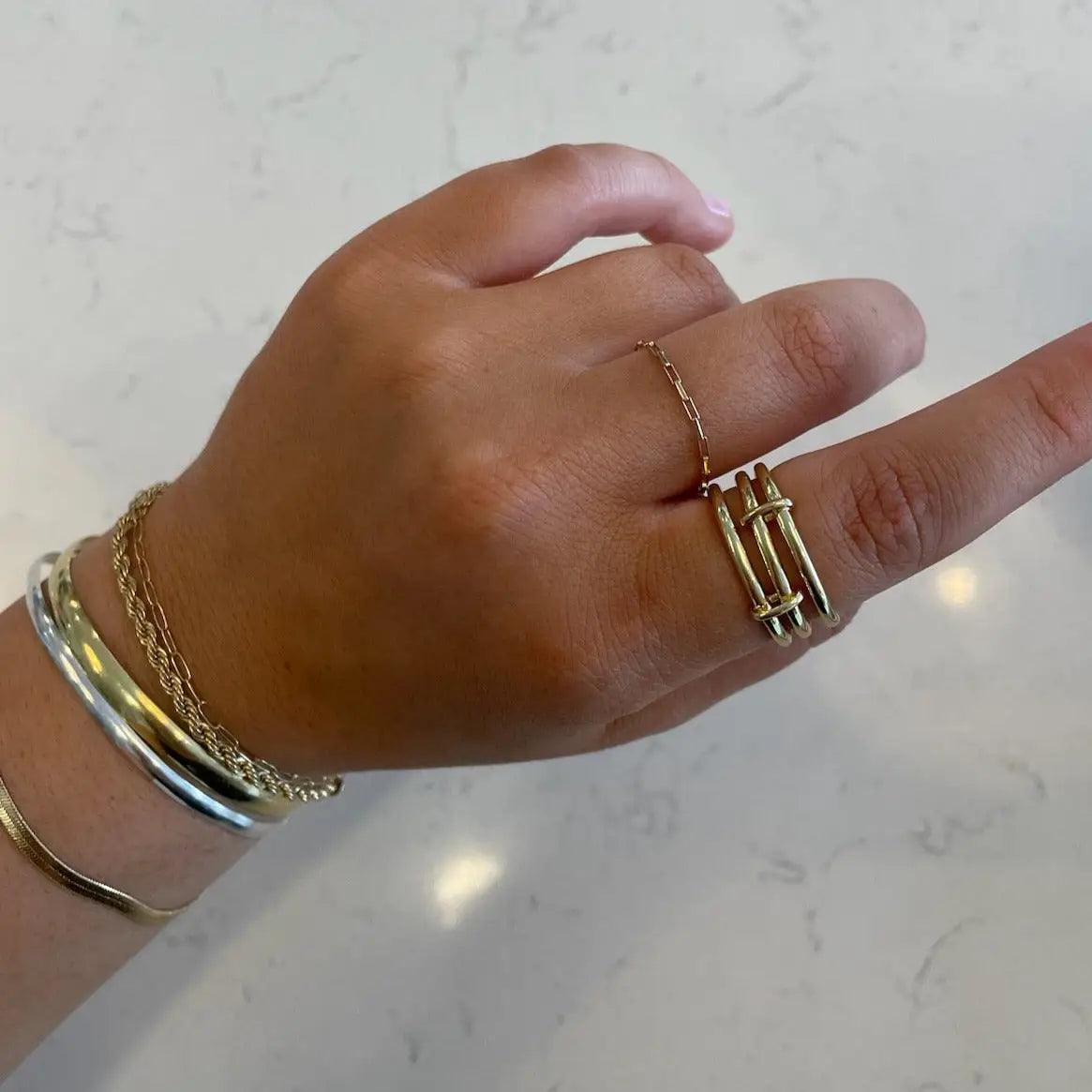 Violet Ring- Gold