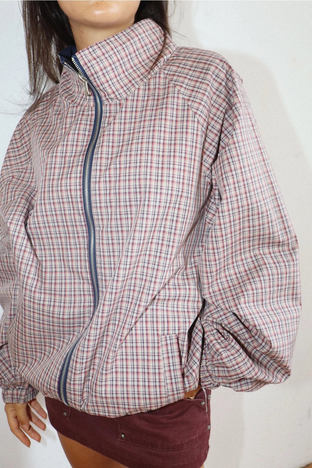 Whitney Reverse Wind Breaker- Navy Combo