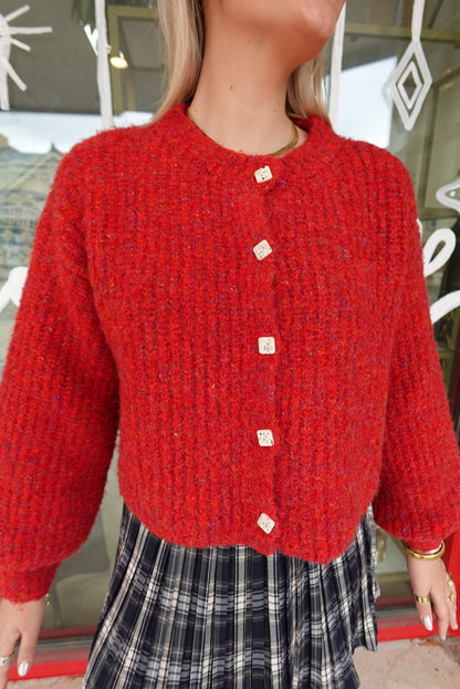 Rachel Cardigan- Red