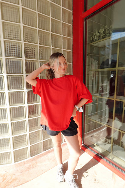 Tackle Tee- Victory Red