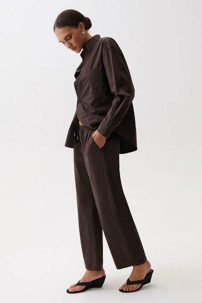 Theo Poplin Pant- Hot Toddy