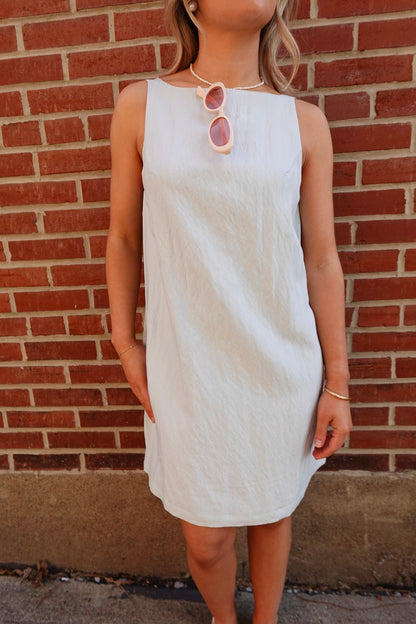 Polly Mini Dress- Robin Blue