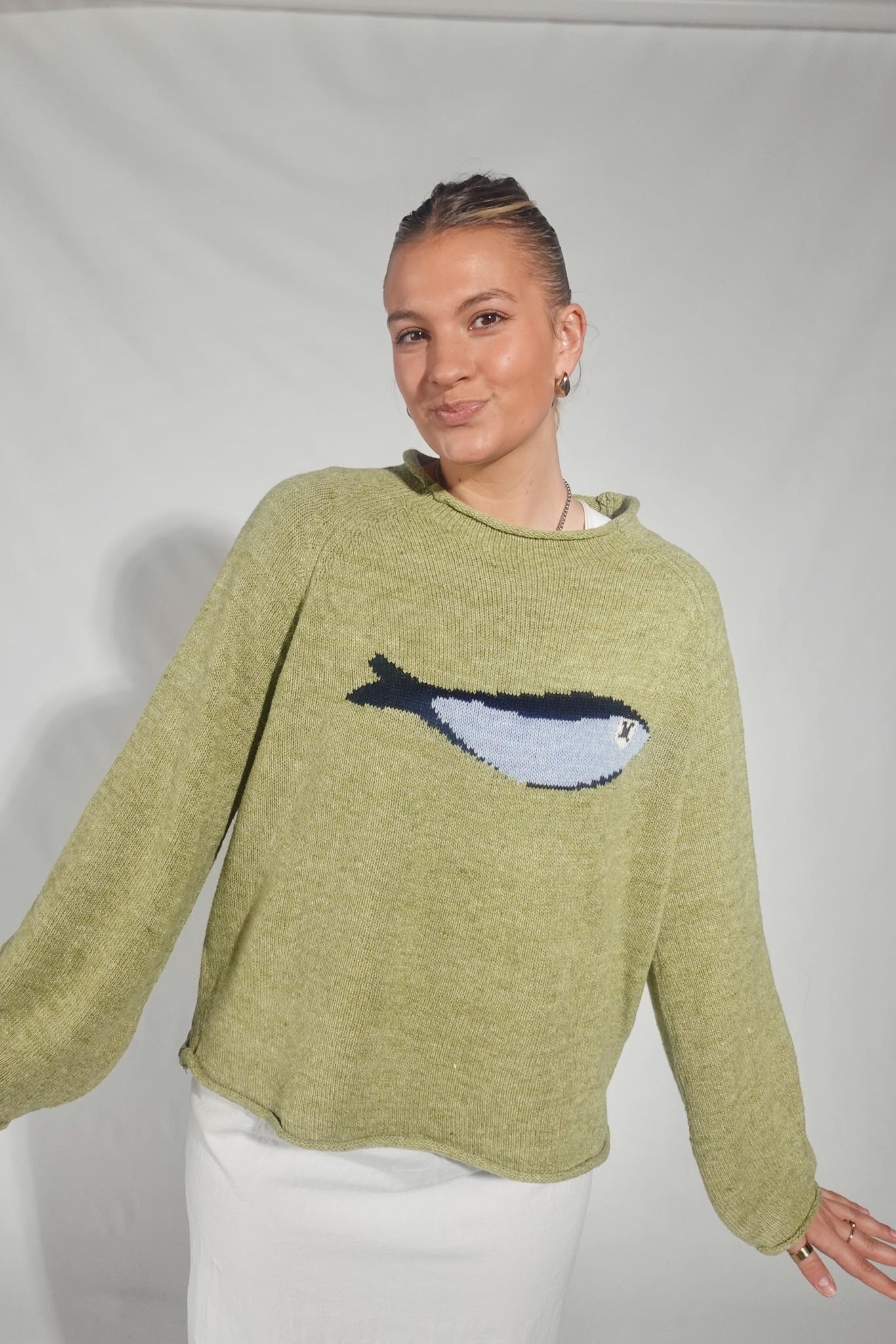 East Coast Sardine Sweater- Matcha
