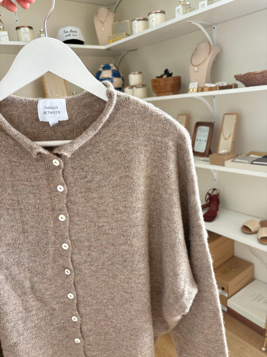 Piper Cardigan- Mocha