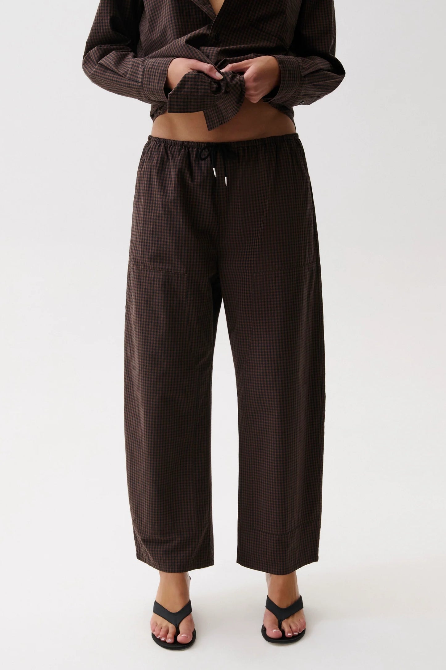 Theo Poplin Pant- Hot Toddy