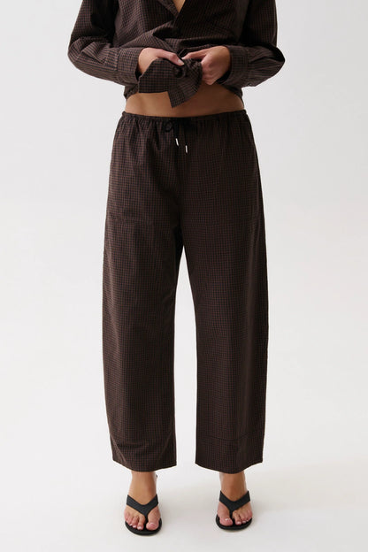Theo Poplin Pant- Hot Toddy