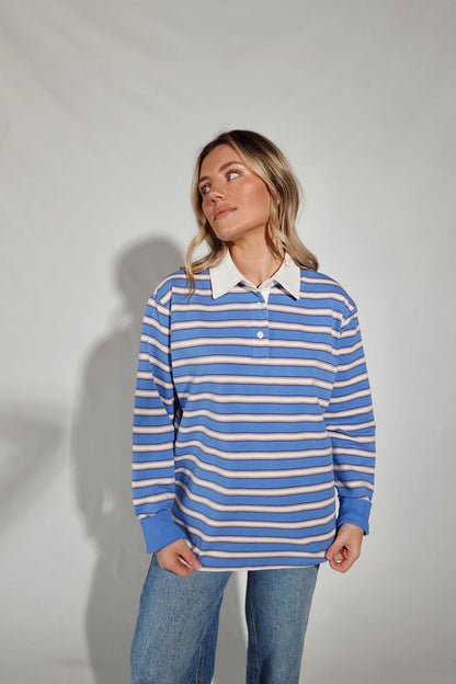 Macy Polo-Blue