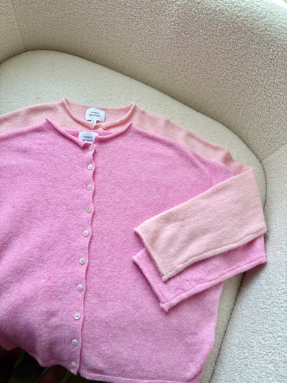 Piper Cardigan- Bubblegum Pink
