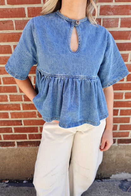 Starlit Top-Denim